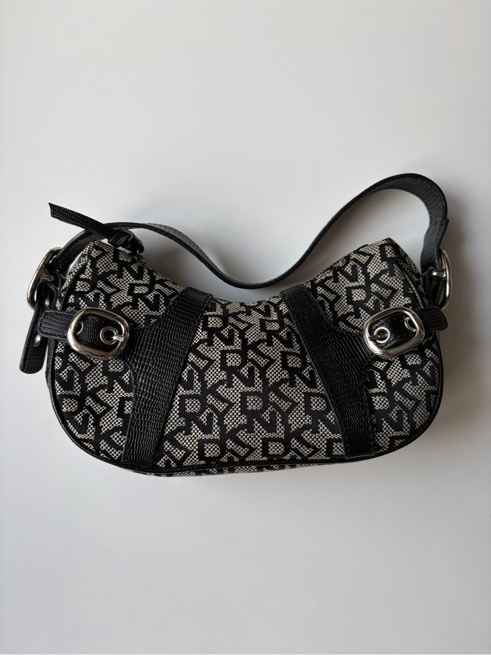 Authentic DKNY Small Monogram Shoulder Bag